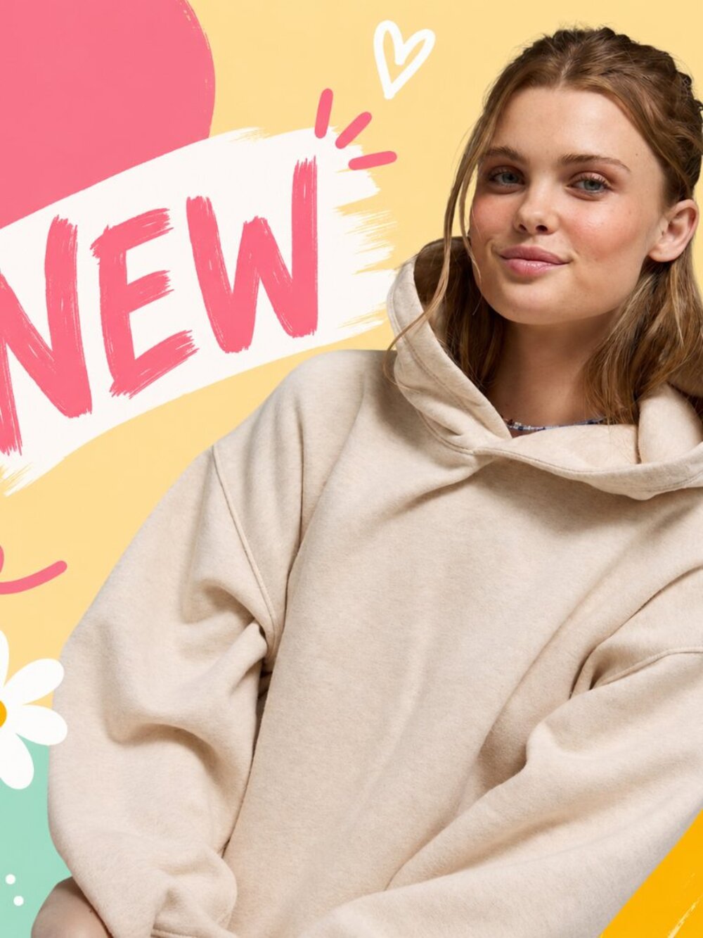 NEW!!! AMERICAN EAGLE EVERYDAY HOODIE - COLOR OATMEAL - SIZE M